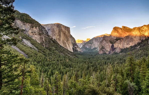 Картинка горы, Калифорния, США, Йосемити, национальный парк