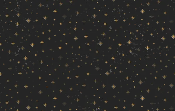 Картинка звезды, золото, текстура, черный фон, pattern
