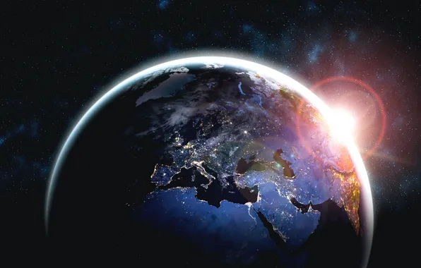 Картинка world, earth, airspace, outer space, planetary, earthen, globe planet