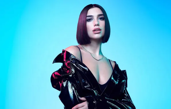 Взгляд, поза, модель, макияж, фигура, певица, Дуа Липа, Dua Lipa