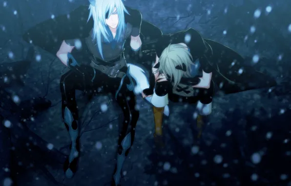 Игра, аниме, арт, парни, Lamento