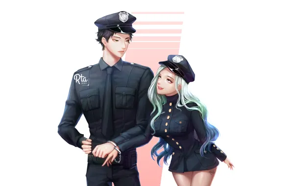Девушка, полиция, Волейбол, Haikyuu, Акааши Кейджи
