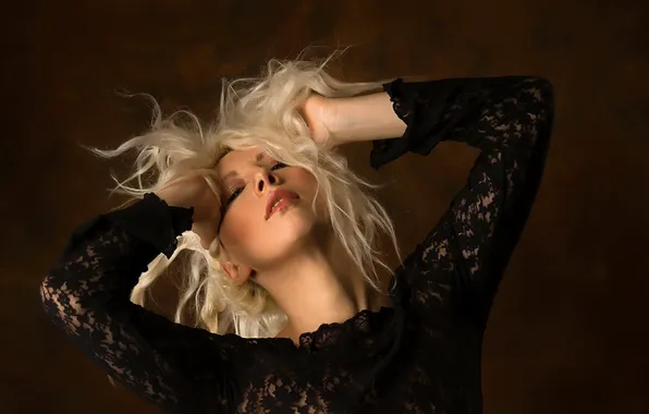 Взгляд, девушка, фон