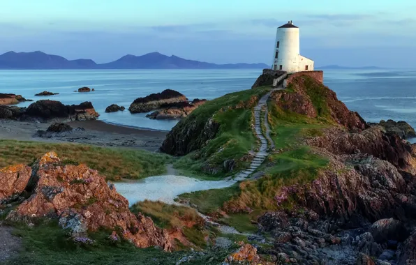 Wales, Anglesey, Twr Mawr Lighthouse