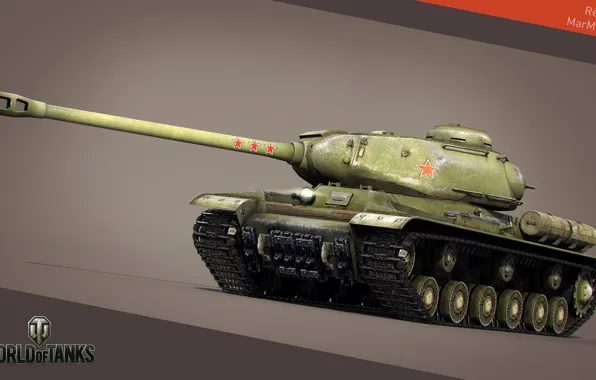 Картинка танк, USSR, СССР, танки, рендер, WoT, Мир танков, tank
