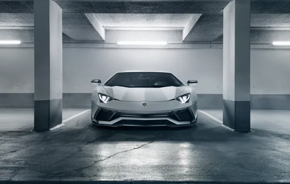 Lamborghini, суперкар, вид спереди, 2018, Novitec Torado, Aventador S