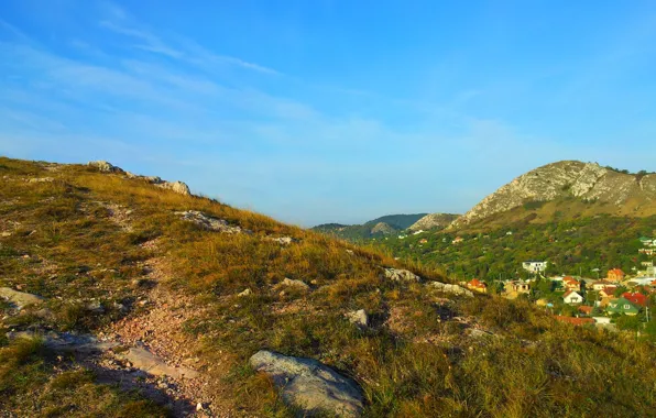 Landscape, nature, autumn, mountain