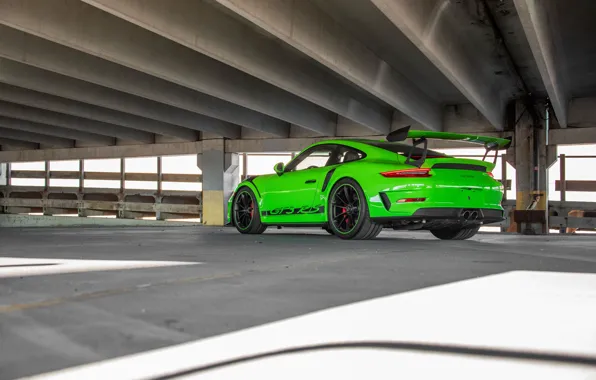 Картинка 911, Porsche, rear view, Porsche 911 GT3 RS, rear wing