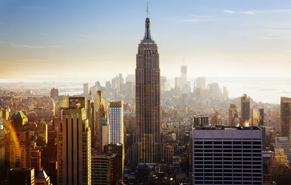 Картинка USA, United States, skyline, New York, Manhattan, NYC, New York City, day