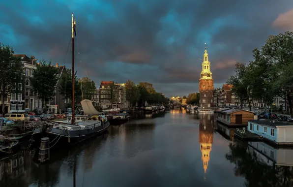 Картинка Амстердам, Нидерланды, Amsterdam, Голландия