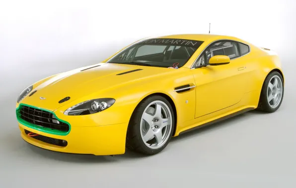 Aston Martin, Машина, Желтая, Астон Мартин