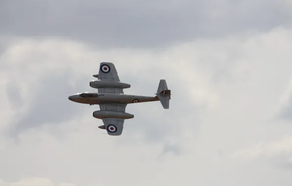 Airplane, aviation, jet, Gloster Meteor
