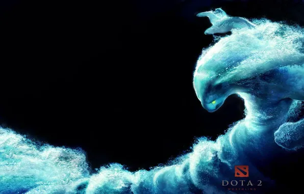 Вода, игра, герой, дота, Morphling, dota 2
