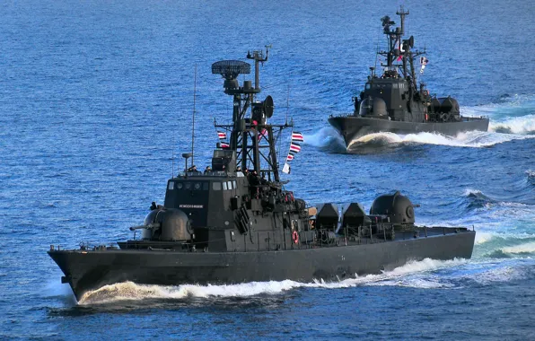 Цвет, катера, ракетные, ВМС Чили