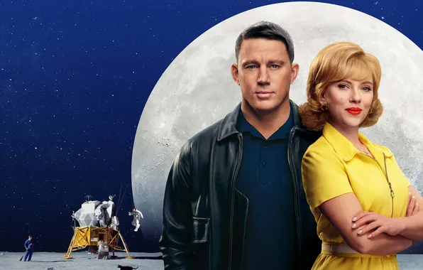 Картинка Scarlett Johansson, Movies, Channing Tatum, Fly Me to the Moon, 2024 Movies