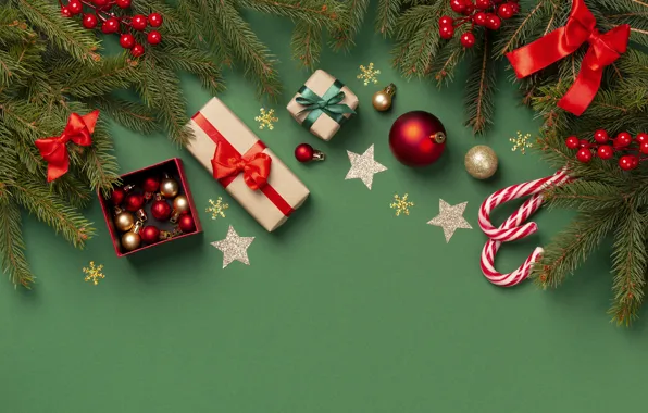 Снежинки, печенье, Рождество, подарки, Новый год, ёлка, christmas, new year
