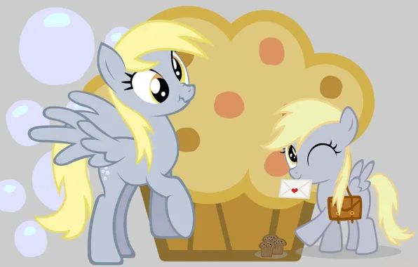 Пони, конверт, кекс, My Little Pony, лошадки