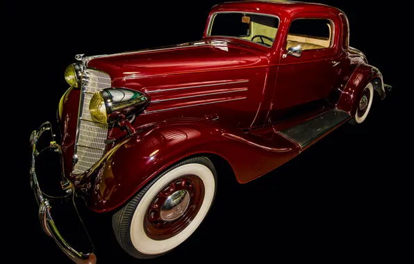 Ретро, купе, автомобиль, 1935, Nash