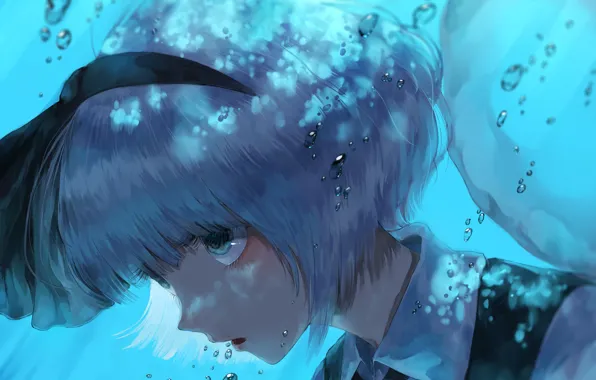 Девушка, под водой, Touhou Project, Youmu Konpaku