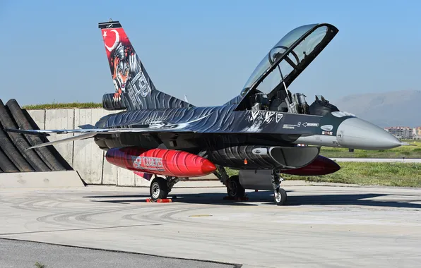Картинка аэродром, Fighting Falcon, «Файтинг Фалкон», F-16D