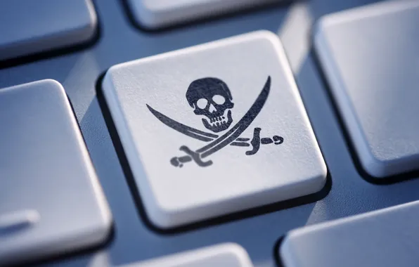 Интернет, Hi-Tech, Пират, Клавиатура, Пиратство