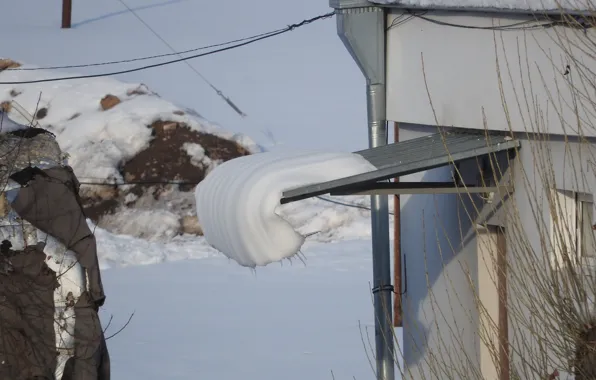 Снег, snow, криша, белы