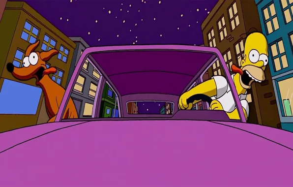 The Simpsons, Homer Simpson, Santa's Little Helper