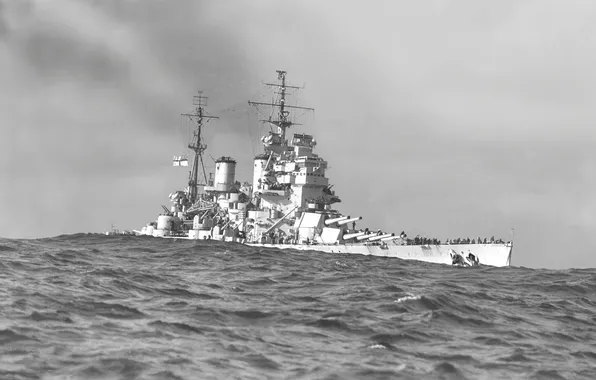 Великобритания, линейный корабль, 1945 год, Королевский Флот, HMS Anson