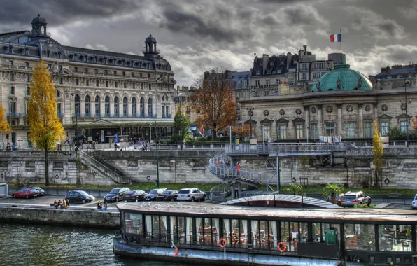 Картинка осень, Франция, Париж