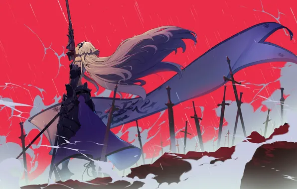 Девушка, аниме, арт, Fate Grand order
