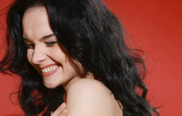Девушка, модель, смех, брюнетка, Jenya D, Katie Fey, Евгения Диордийчук