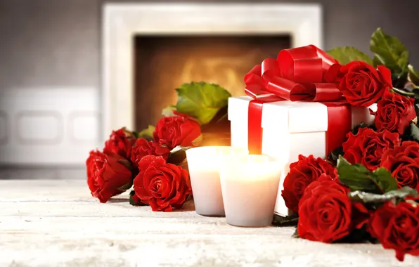 Картинка розы, red, love, бутоны, heart, flowers, romantic, gift