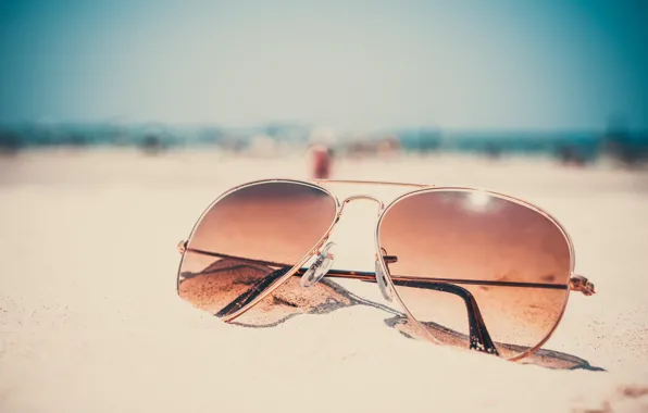 Песок, море, пляж, лето, отдых, очки, summer, beach