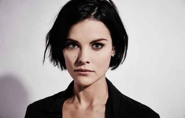 Взгляд, девушка, волосы, актриса, брюнетка, прическа, hair, Jaimie Alexander