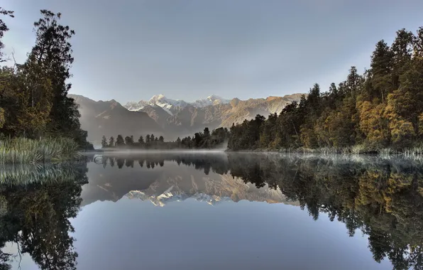 Картинка пейзаж, природа, Lake Matheson