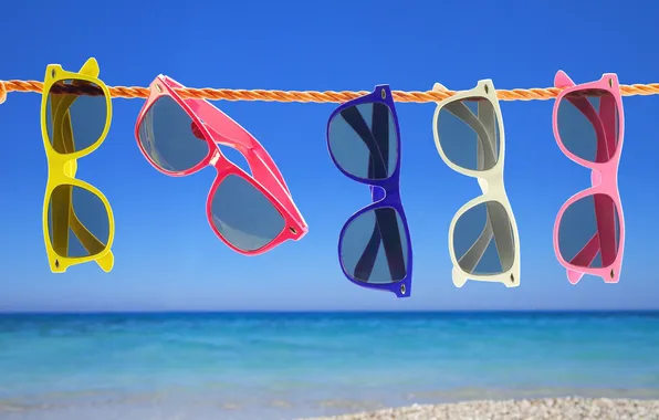 Море, пляж, курорт, солнечные очки