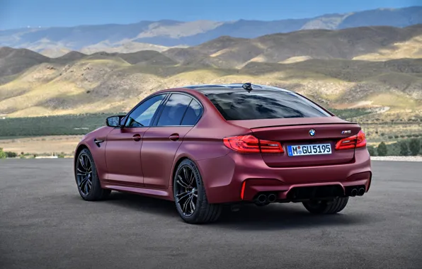 BMW, сзади, сбоку, 2017, M5, F90, M5 First Edition