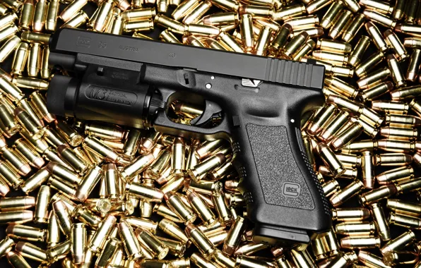 Картинка пистолет, патроны, Glock 35