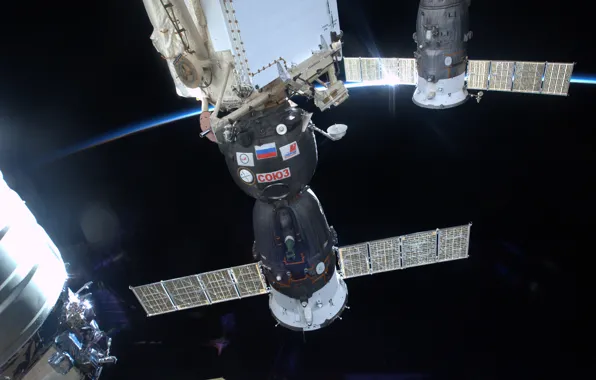 Корабль, космический, Союз, пилотируемый, Soyuz, TMA13M