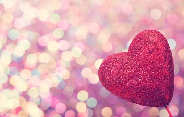 Любовь, сердце, love, heart, pink, romantic, bokeh