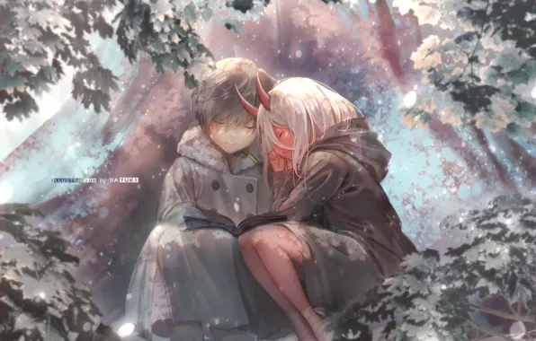 Мальчик, Девочка, Пара, Darling In The Frankxx