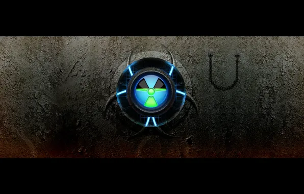 Картинка знак, радиация, Radioactive