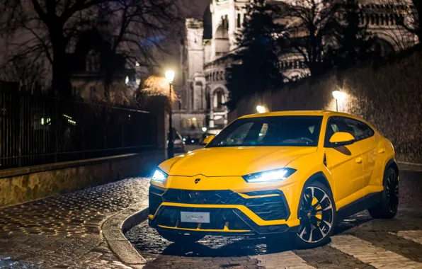 Фары, Париж, Lamborghini, 2018, Urus