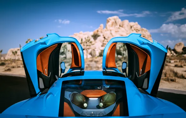 Картинка Rimac, rear view, Concept Two, Rimac C_Two