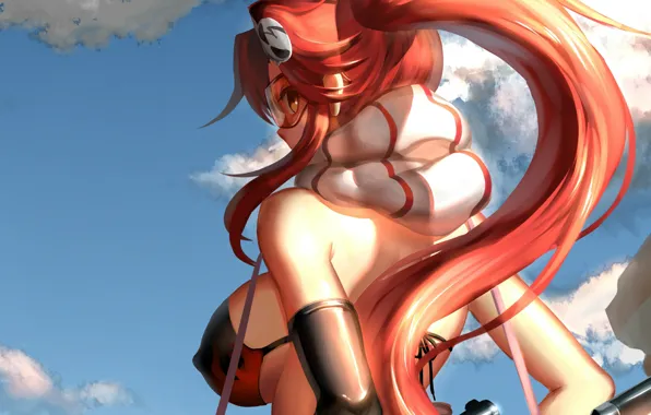 Грудь, взгляд, девушка, Tengen Toppa Gerren Lagann
