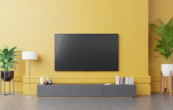 Living room, home, television