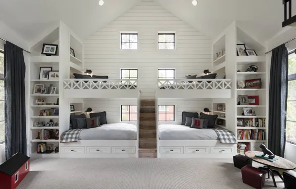 Комната, интерьер, детская, Love Residence in Denver