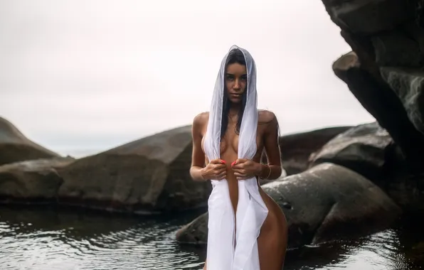 Wet, boobs, nude, Vadim Podoprigora