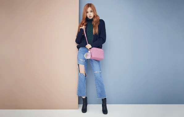 Rose, 2560x1440, обои для рабочего стола, kpop, 16:9, blackpink, блэкпинк, розэ