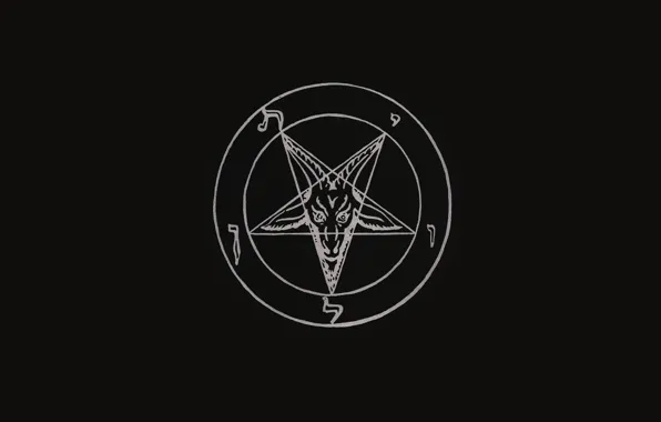 Картинка Baphometh, Hell’s Kitchen Baphomet, Бафомет, Satan, пентаграмма.